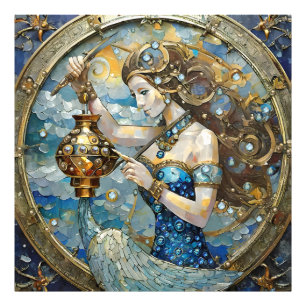 Zodiac - Aquarius The Water Bearer Photo Print