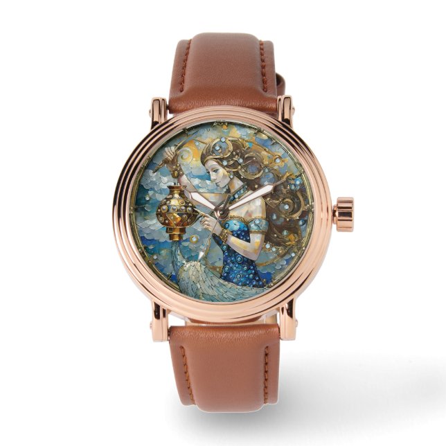 Zodiac - Aquarius The Water Bearer Watch (Front)