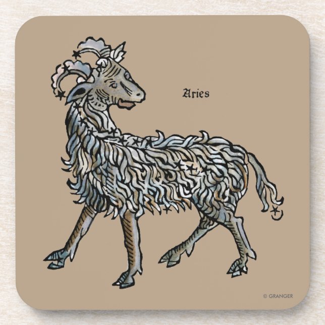 Zodiac: Aries, 1482 Coaster (Front)