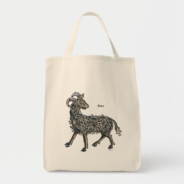 Zodiac: Aries, 1482 Tote Bag (Front)