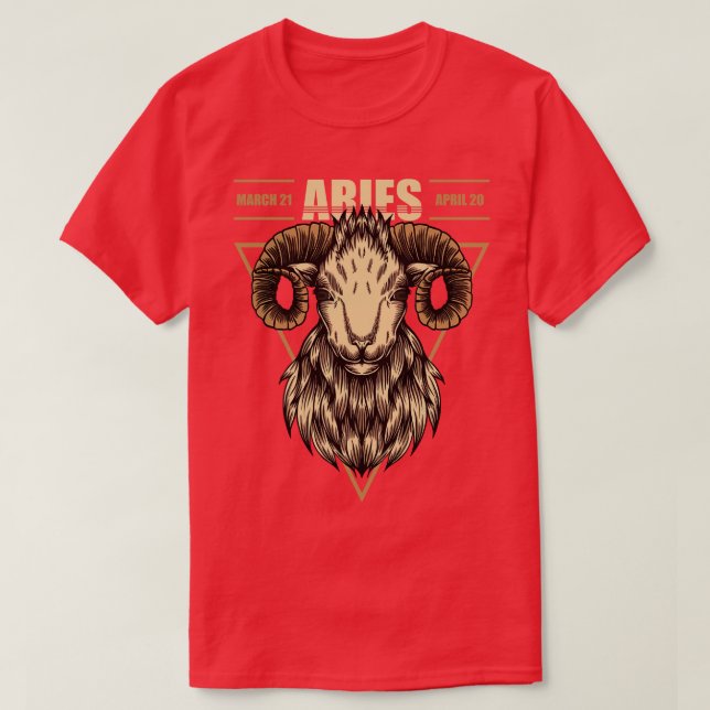 Zodiac Aries 3 T-Shirt (Design Front)