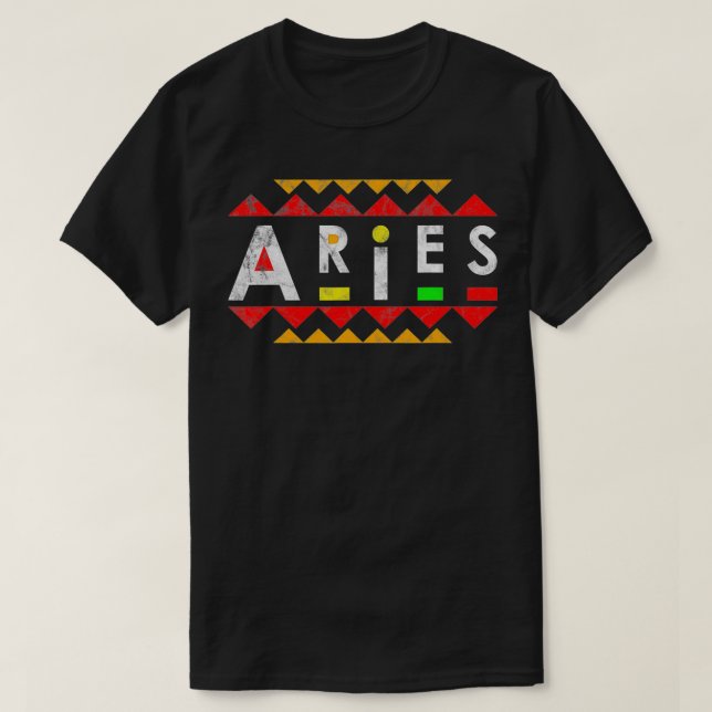 Zodiac Aries Birthday Gift bday celebrants  T-Shirt (Design Front)