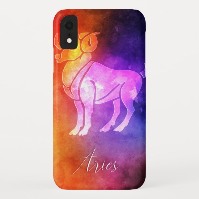 Zodiac : Aries Candy Colours Cell Phone Cover (Back)