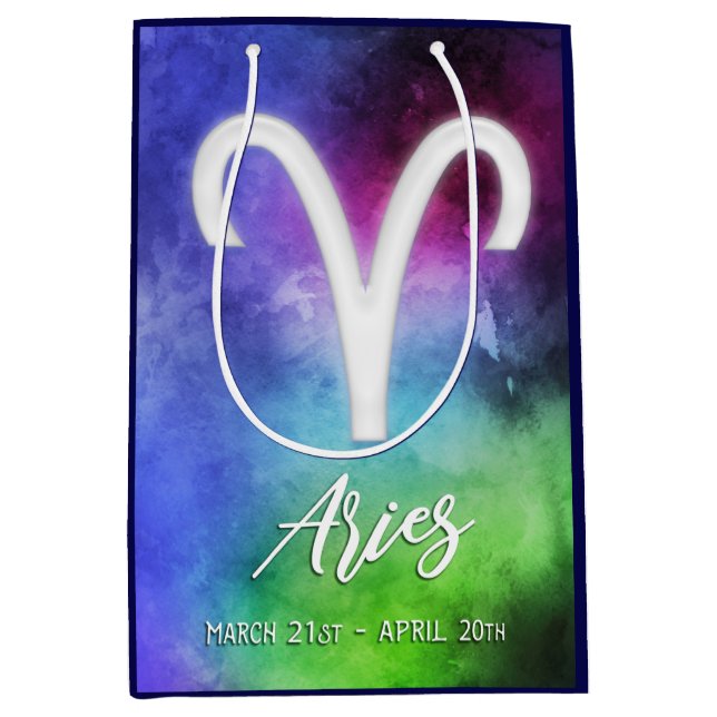 Zodiac : Aries Dates Medium Gift Bag (Front)