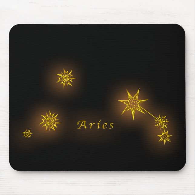 Zodiac - Aries Mouse Mat (Front)
