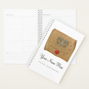 Zodiac - Aries - Personalised Day Planner