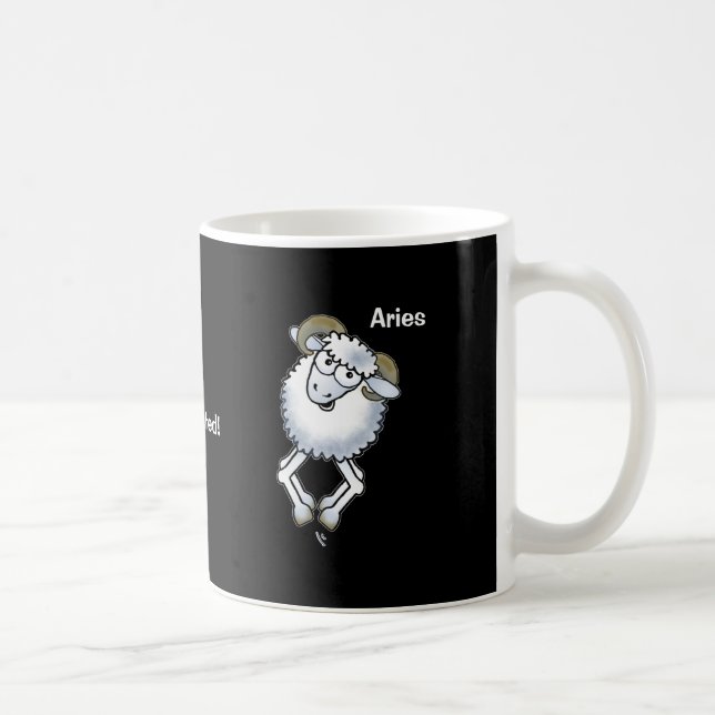 Zodiac Aries ram, Taurus bull gift mug. Coffee Mug (Right)