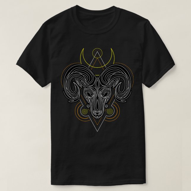 Zodiac Aries T-Shirt (Design Front)