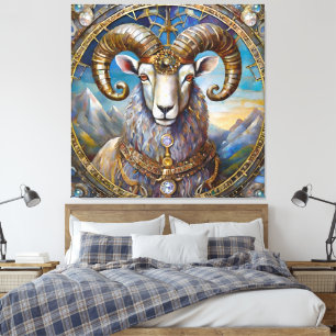 Zodiac - Aries The Ram Canvas Print