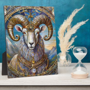 Zodiac - Aries The Ram Plaque
