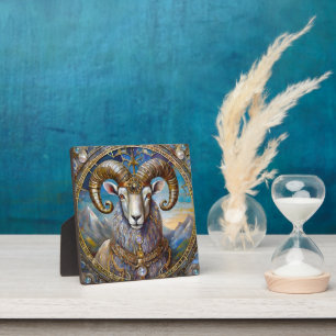 Zodiac - Aries The Ram Plaque