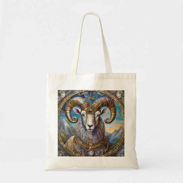 Zodiac - Aries The Ram  Tote Bag (Front)