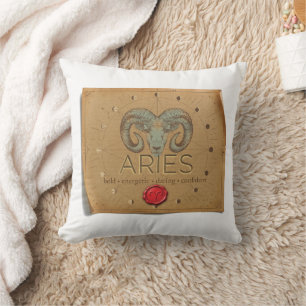 Zodiac - Aries - Throw Pillow