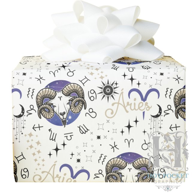 Zodiac Aries Wrapping Paper (Creator Uploaded)