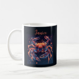 Zodiac Astrology Cancer Personalised Coffee Mug