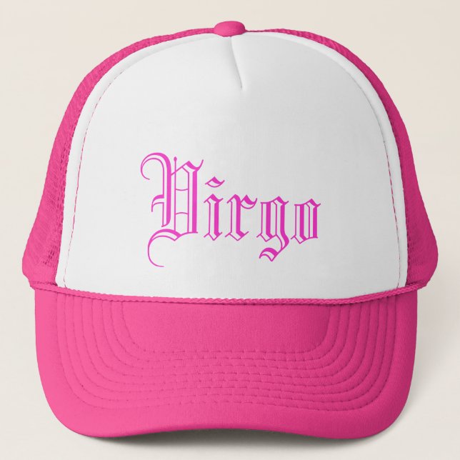 zodiac astrology horoscope virgo trucker hat (Front)