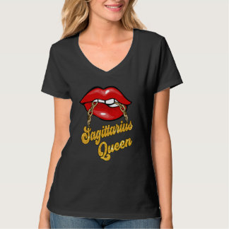 Zodiac Astrology  Lip Sagittarius Queen November T-Shirt