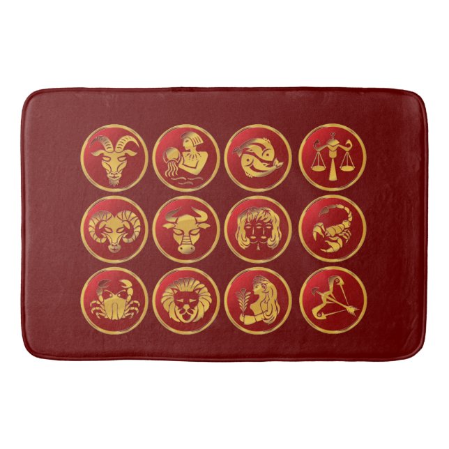 Zodiac  bath mat (Front)