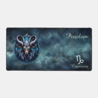 Zodiac Birth Sign Capricorn Astrolog Desk Mat