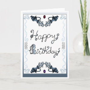 Zodiac Birthday Card Aquarius
