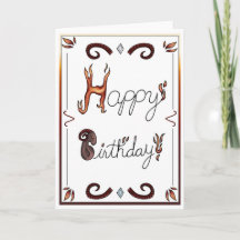 Zodiac Birthday Card Aries