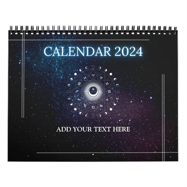 Zodiac Calander 2024 Astrology Zodiac Signs Calendar (Cover)