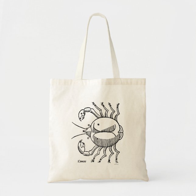 Zodiac: Cancer, 1482 Tote Bag (Front)