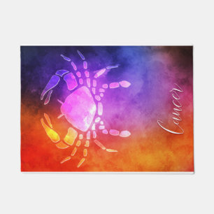 Zodiac : Cancer Colourful Candy Colours Doormat