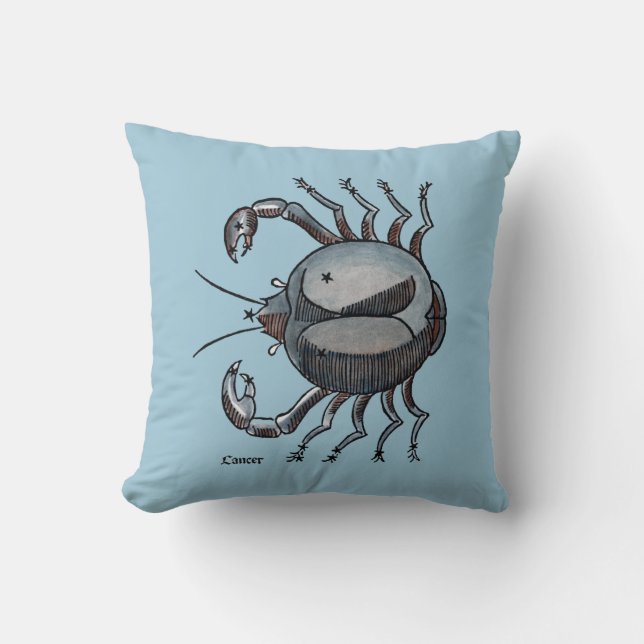Zodiac: Cancer In Colour Cushion (Front)