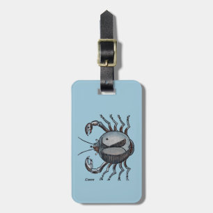 Zodiac: Cancer In Colour Luggage Tag