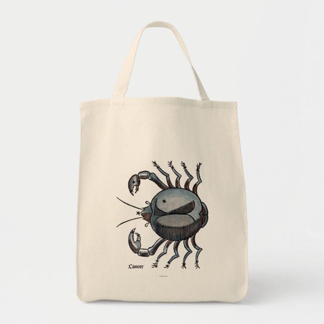 Zodiac: Cancer In Colour Tote Bag (Front)