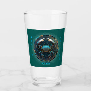 Zodiac Cancer "June 21 - July 22" Glass