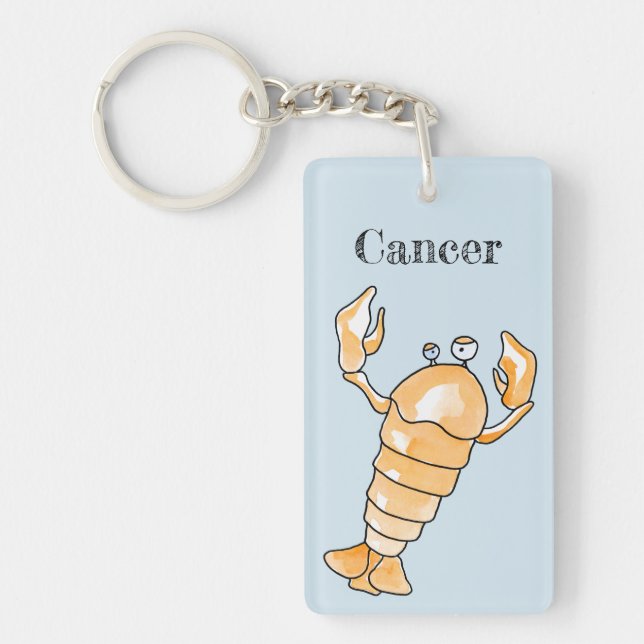 Zodiac cancer key ring (Front)