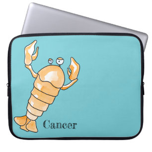 Zodiac cancer laptop sleeve