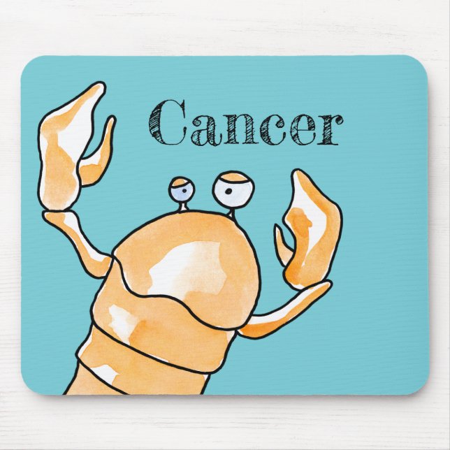 Zodiac cancer mouse mat (Front)