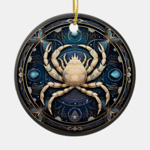 Zodiac Cancer Personalized Christmas Ornament