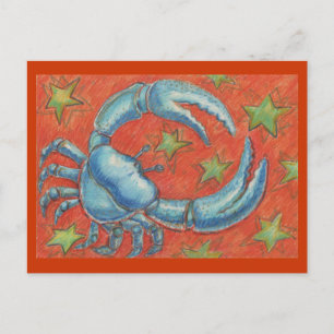 Zodiac Cancer postcard