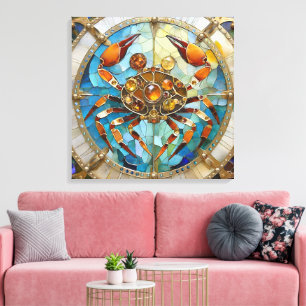 Zodiac - Cancer The Crab Canvas Print