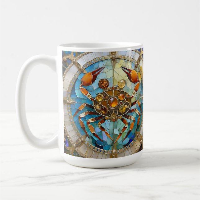 Zodiac - Cancer The Crab Coffee Mug (Left)