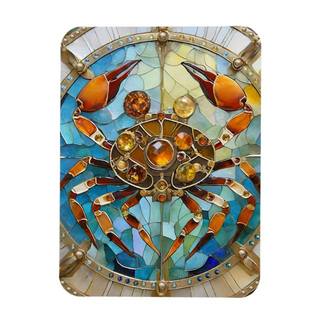 Zodiac - Cancer The Crab Magnet (Vertical)