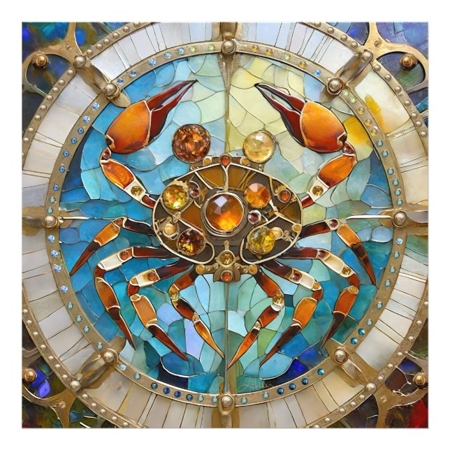 Zodiac - Cancer The Crab Photo Print (Front)