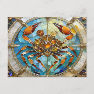Zodiac - Cancer The Crab Postcard