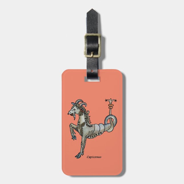 Zodiac: Capricorn, 1482 Luggage Tag (Front Vertical)