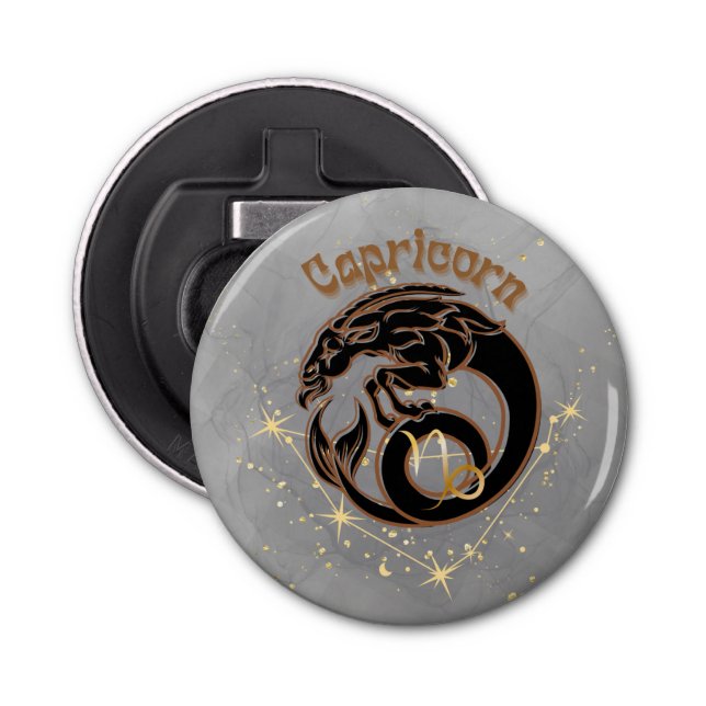 Zodiac Capricorn Bottle Opener (Front)