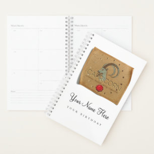 Zodiac - Capricorn - Personalized Day Planner