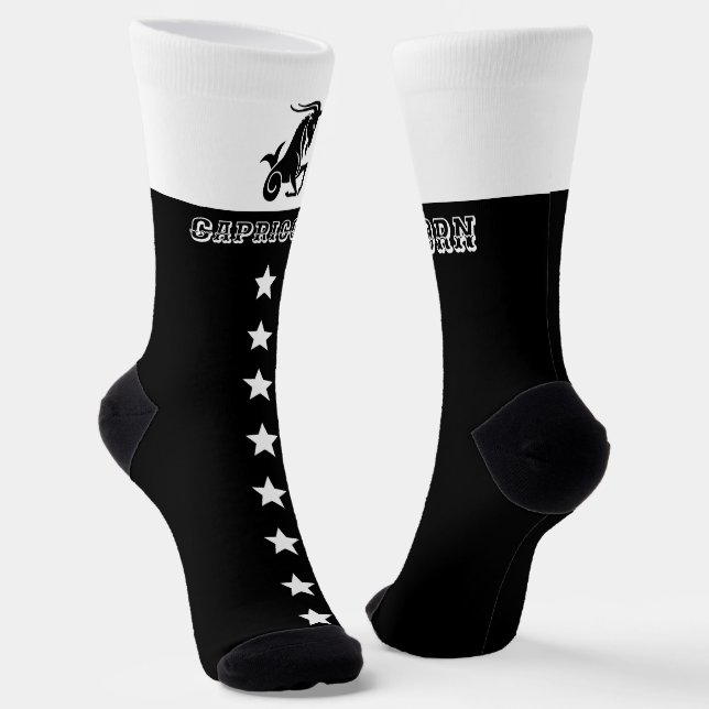 Zodiac Capricorn sign  Socks (Angled)