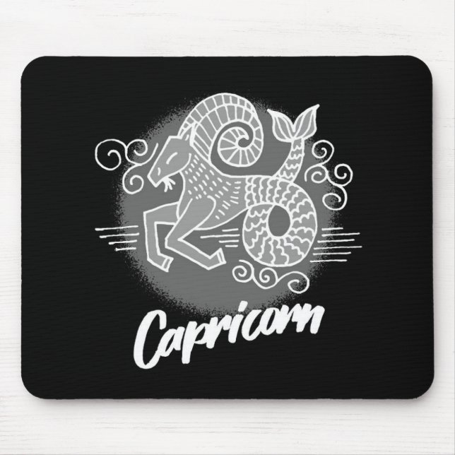 Zodiac Capricorn Symbol Mouse Mat (Front)