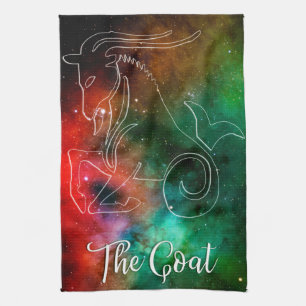 Zodiac : Capricorn 'The Goat' Tea Towel