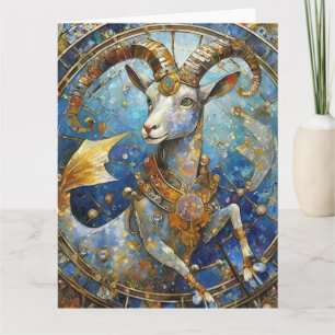 Zodiac - Capricorn the Sea Goat Card
