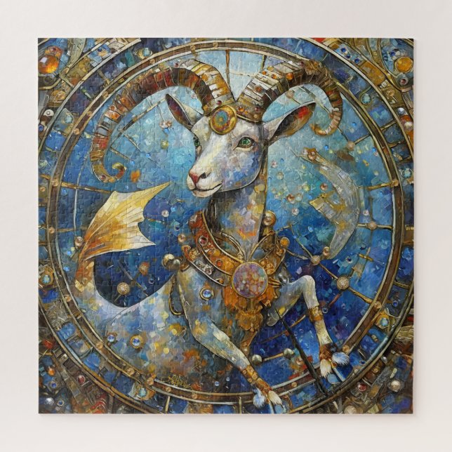 Zodiac - Capricorn the Sea Goat Jigsaw Puzzle (Vertical)